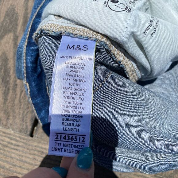 ST Micheal Tapered Vintage Wash Jeans Waist 36 Length 31 Derby Street - Picture 4 of 7